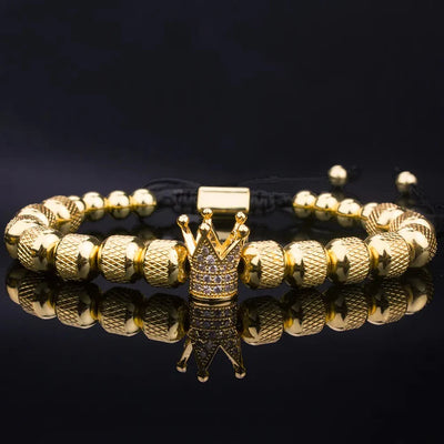 To My Man - Straighten Your Crown - Crown Bracelet