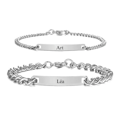 Armbanden personnalisés giet paren