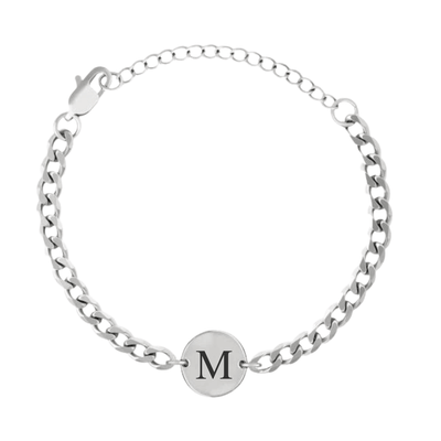 Coin Bracelet with Initials