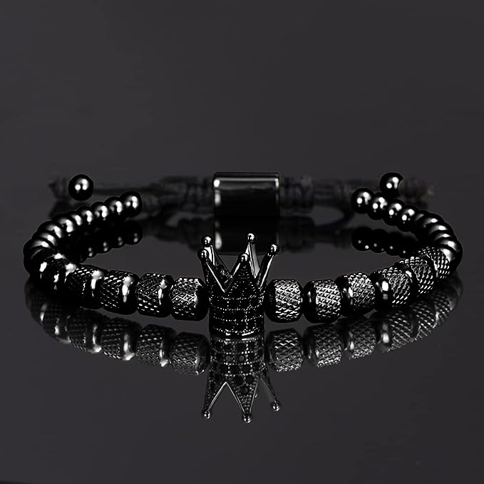 To My Man - Straighten Your Crown - Crown Bracelet