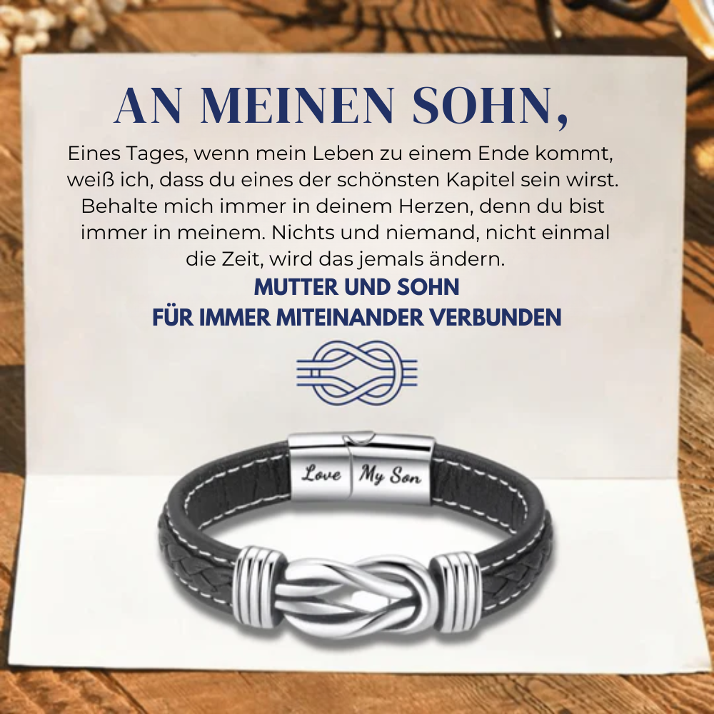 An Meinen Sohn - Mutter Und Sohn Für Immer Miteinander Verbunden -  Infinity Armband