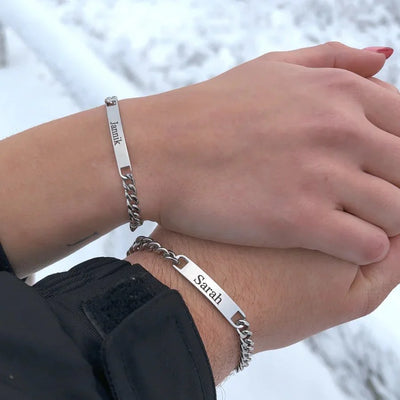 GEPERSERSALISEEERDE ARMBANDEN BOOR KOPPELS