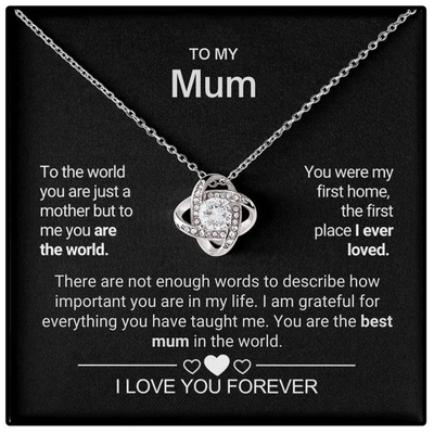 To My Mum - You Are My World - Apple Rose Box