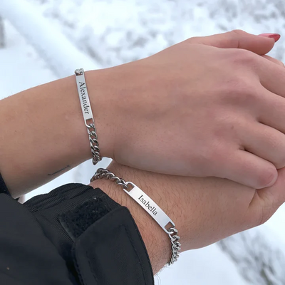 Personlige armbånd til par