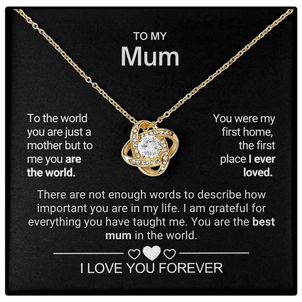 To My Mum - You Are My World - Apple Rose Box