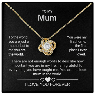 To My Mum - You Are My World - Apple Rose Box