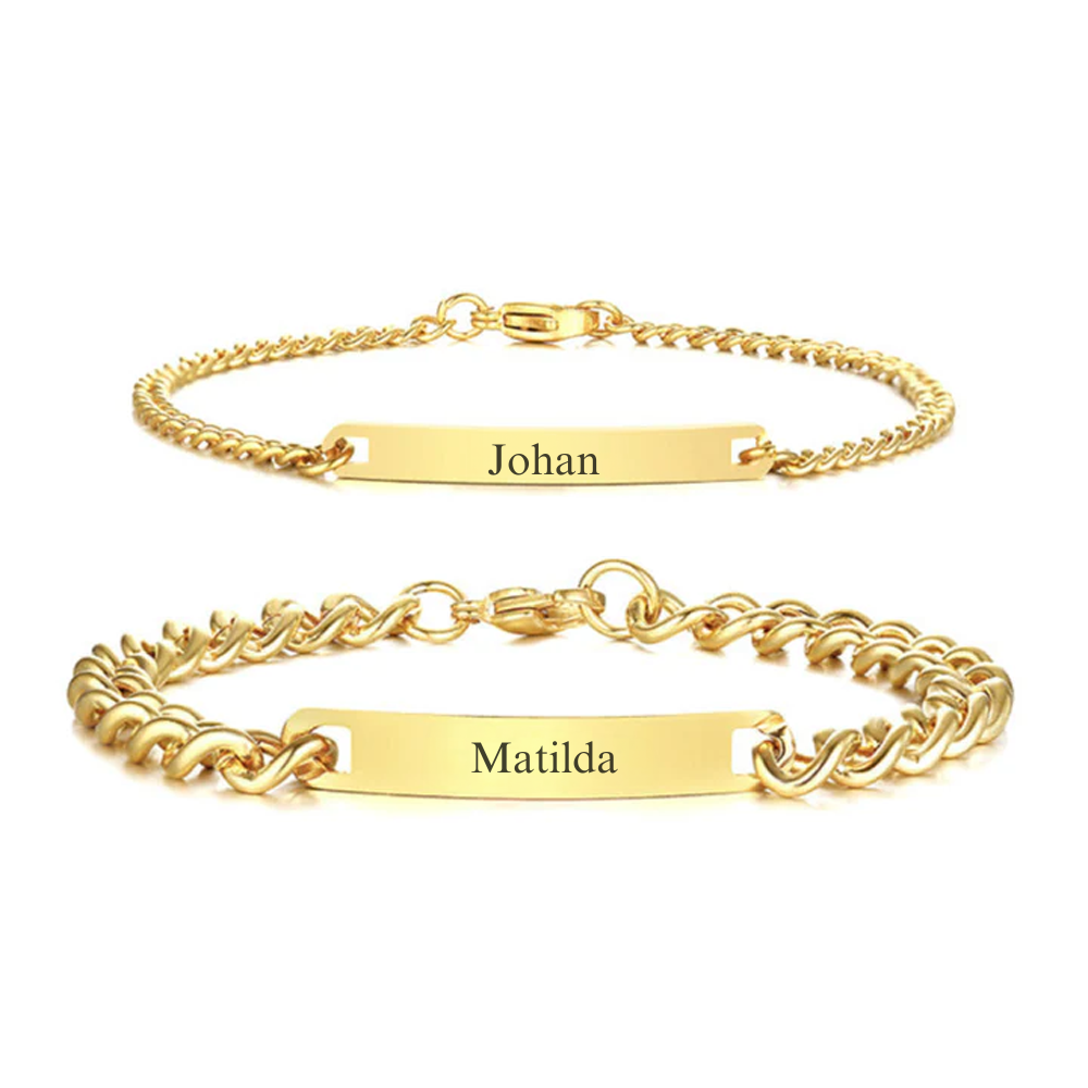 Personalized Bracelets for Couples