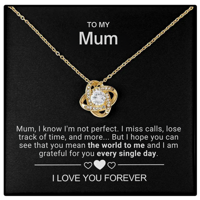 To My Mum - You Are My World - Apple Rose Box