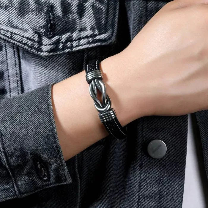 Aan Mijn Man - Ik hou van Jou; Voor Altijd - Infinity Armbanden voor Koppels