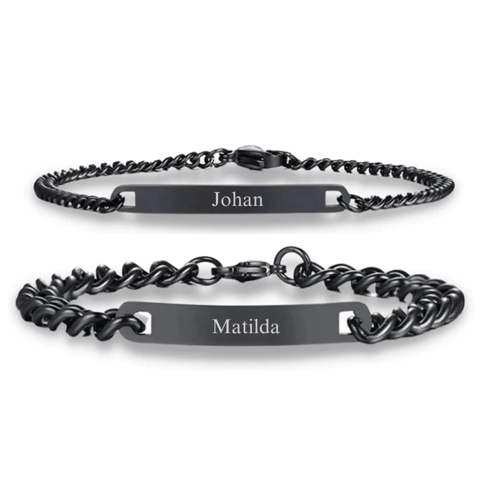 Personalisierte Armbänder für Paare