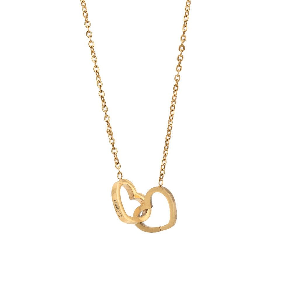 Eternal Rose Bear Gift Box with Engraved Heart Necklace
