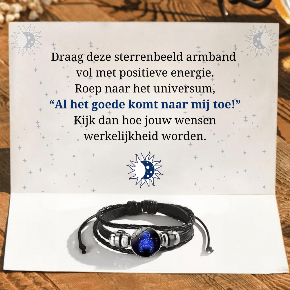 Sterrenbeeld armband