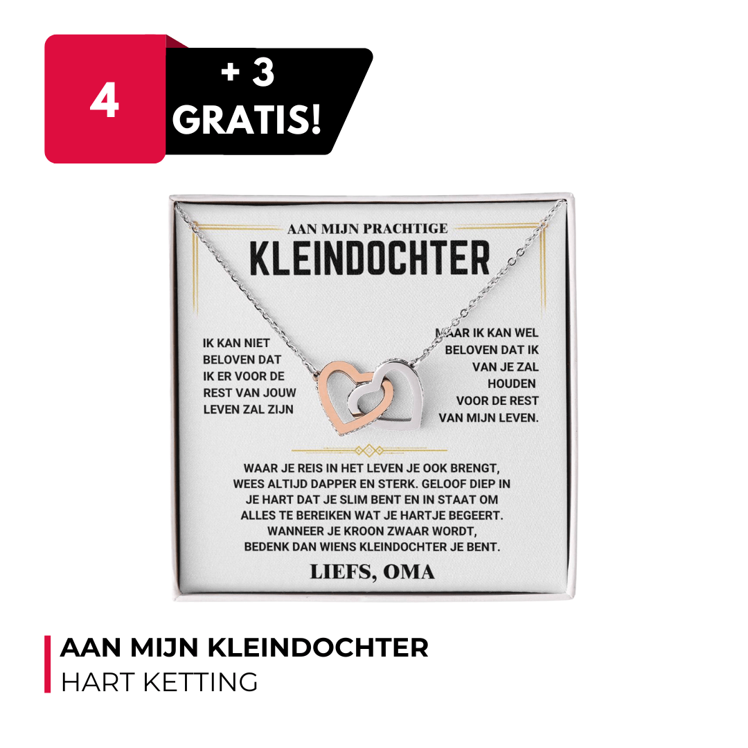 Aan Mijn Kleindochter - Harten Ketting - Van Grootouders