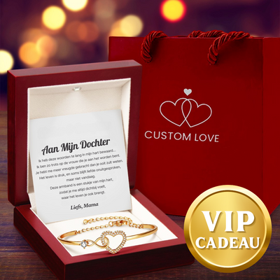 Moeder en dochter - een link die nooit ongedaan kan worden gemaakt - Infinity Heart Bracelet