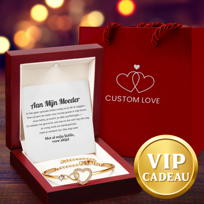 Moeder en dochter - een link die nooit ongedaan kan worden gemaakt - Infinity Heart Bracelet