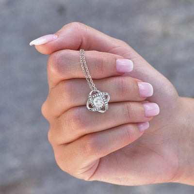 A Mia Figlia - Orgogliosa Di Te - Collana Con Nodo D'amore