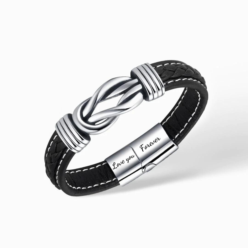 Til Min Søn - Jeg Vil Altid Være Ved Din Side - Infinity Armband