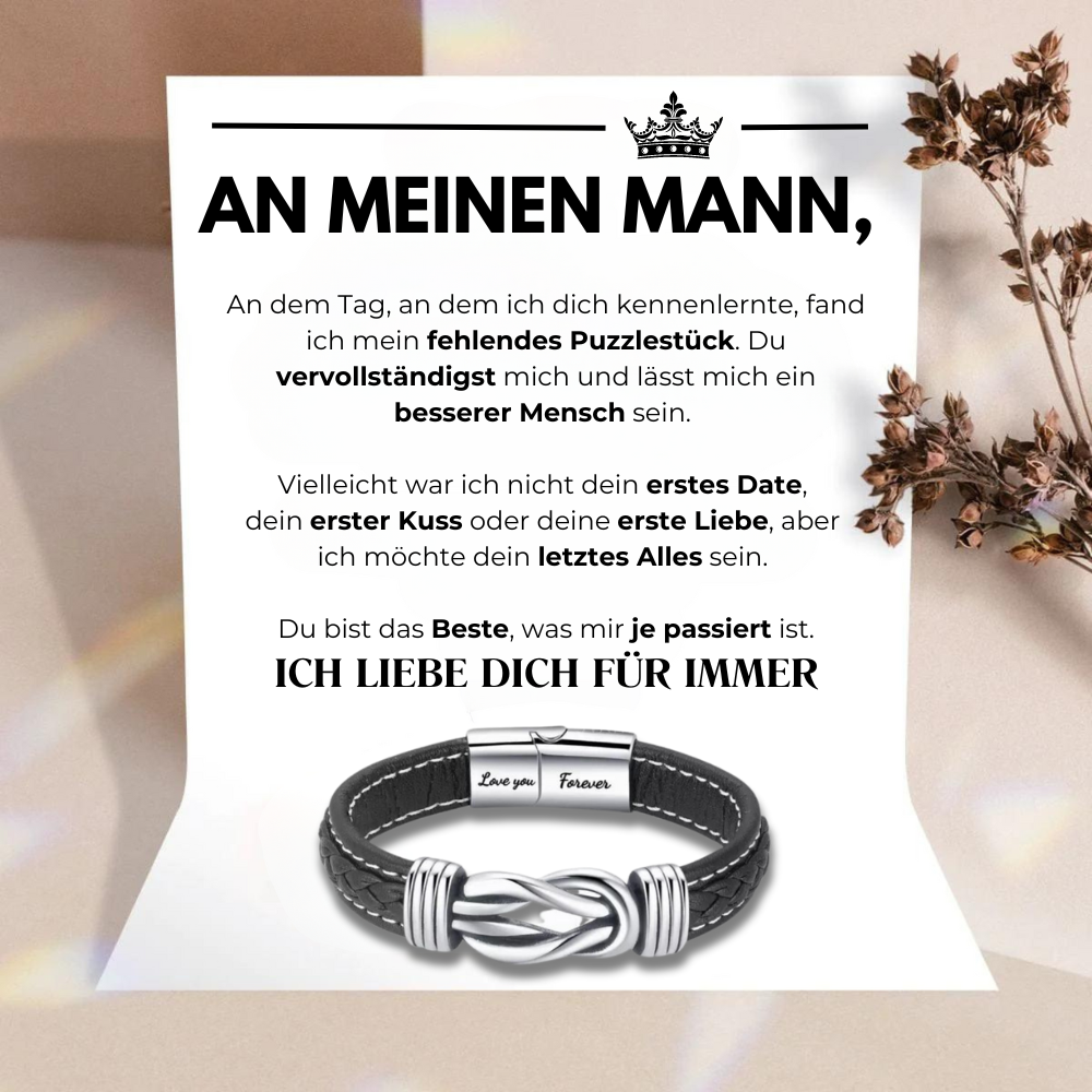 An Meinen Mann - Unendlichkeitsarmband