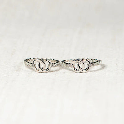 Mother & Daughter - I am a Part of You - Interlocking Rings