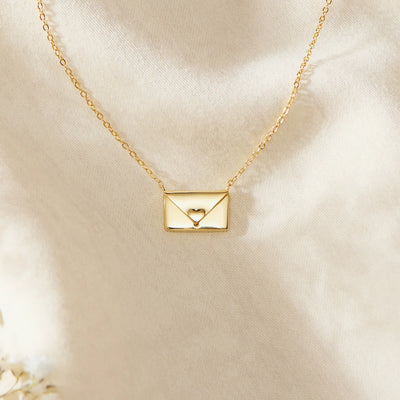 I Love You - Envelope Necklace
