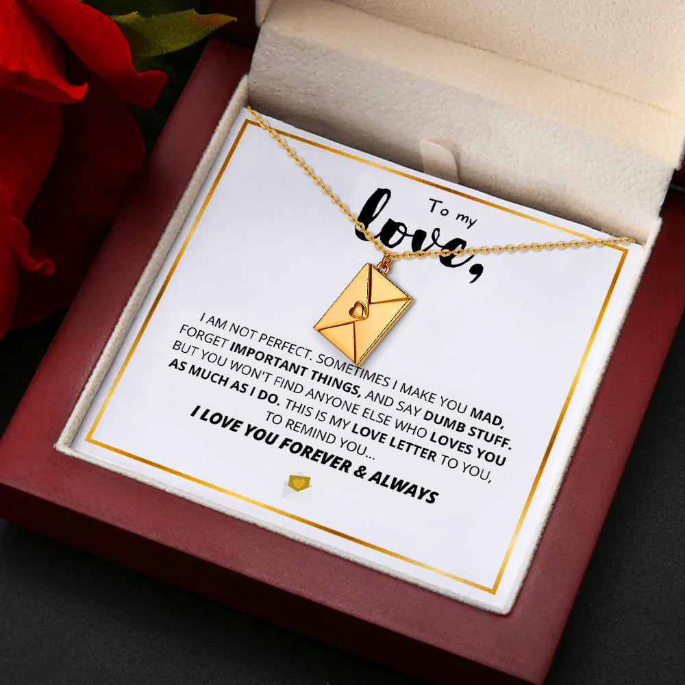 Love Letter Necklace - To My Love