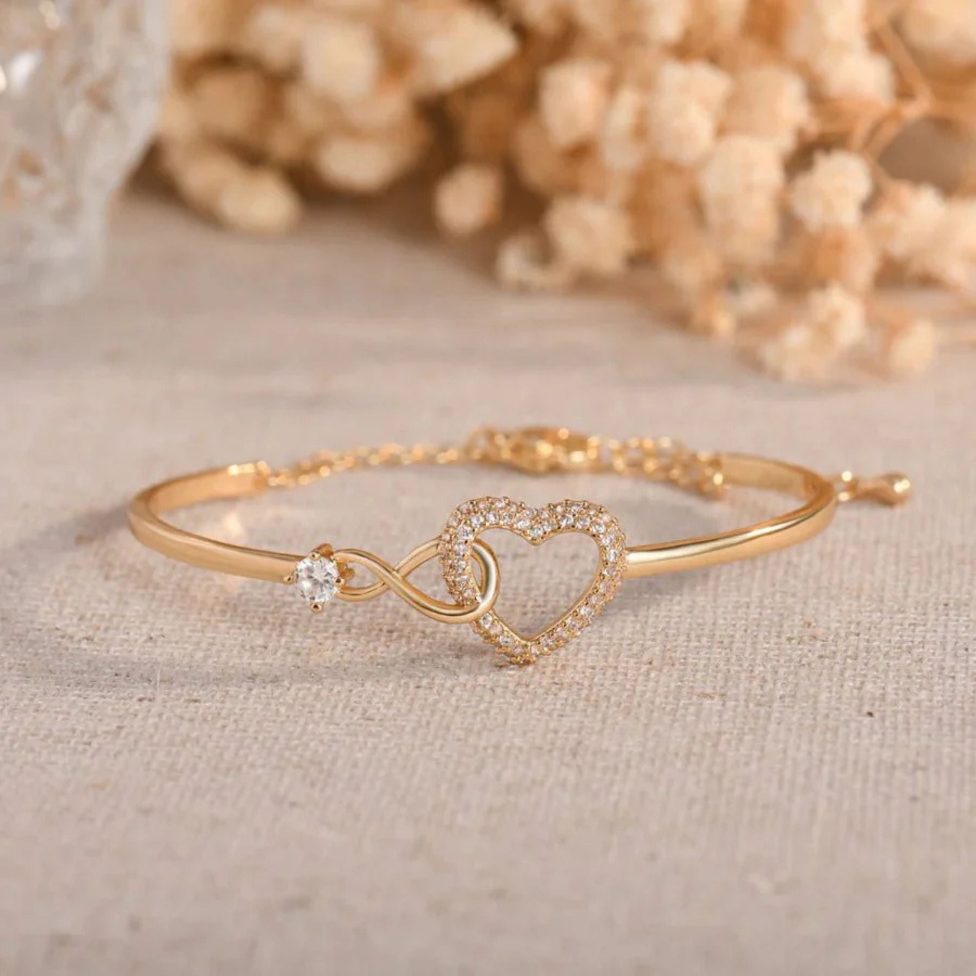 To My Daughter - Infinity Heart Bracelet – Always In My Heart, Forever Linked