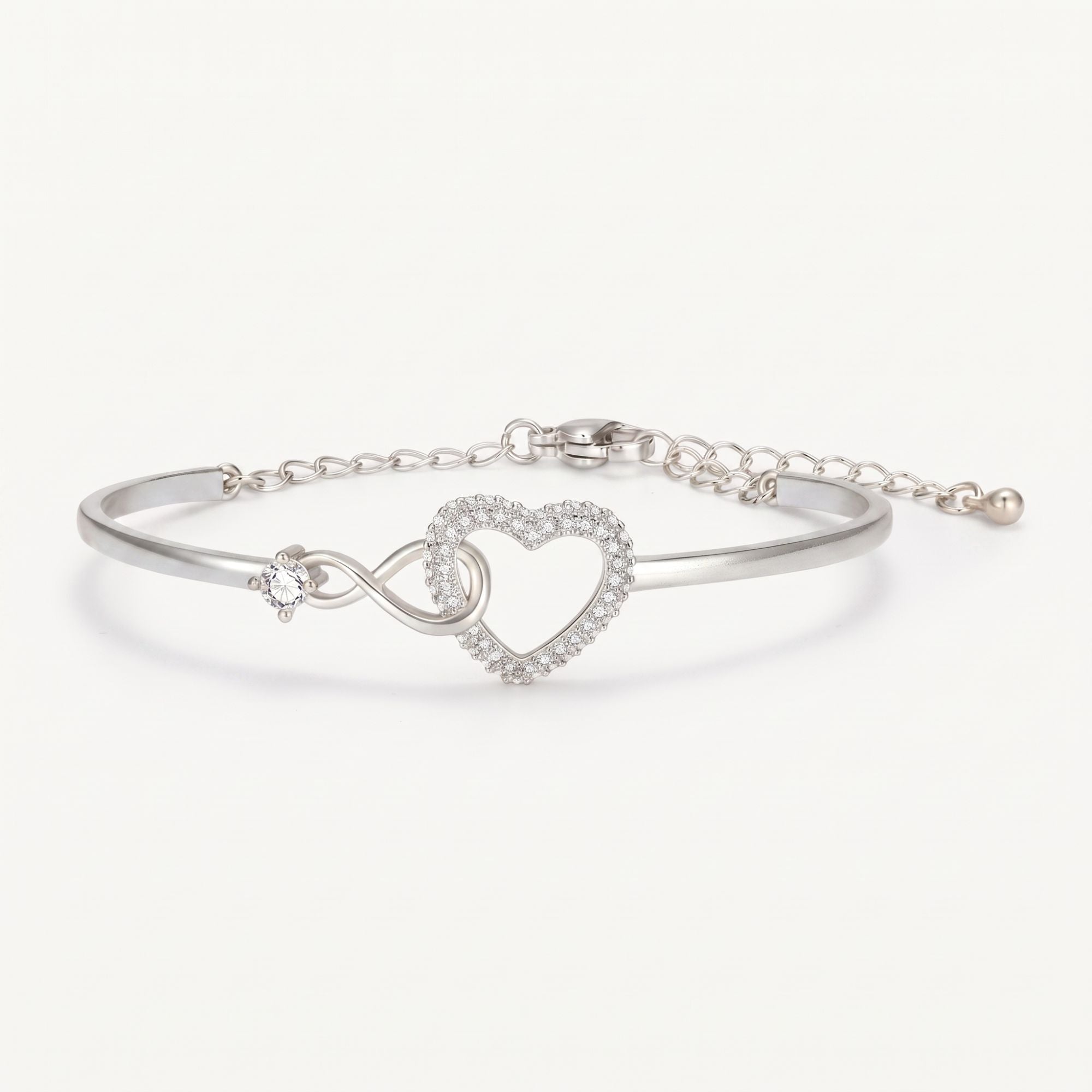 To My Daughter - Infinity Heart Bracelet – Always In My Heart, Forever Linked