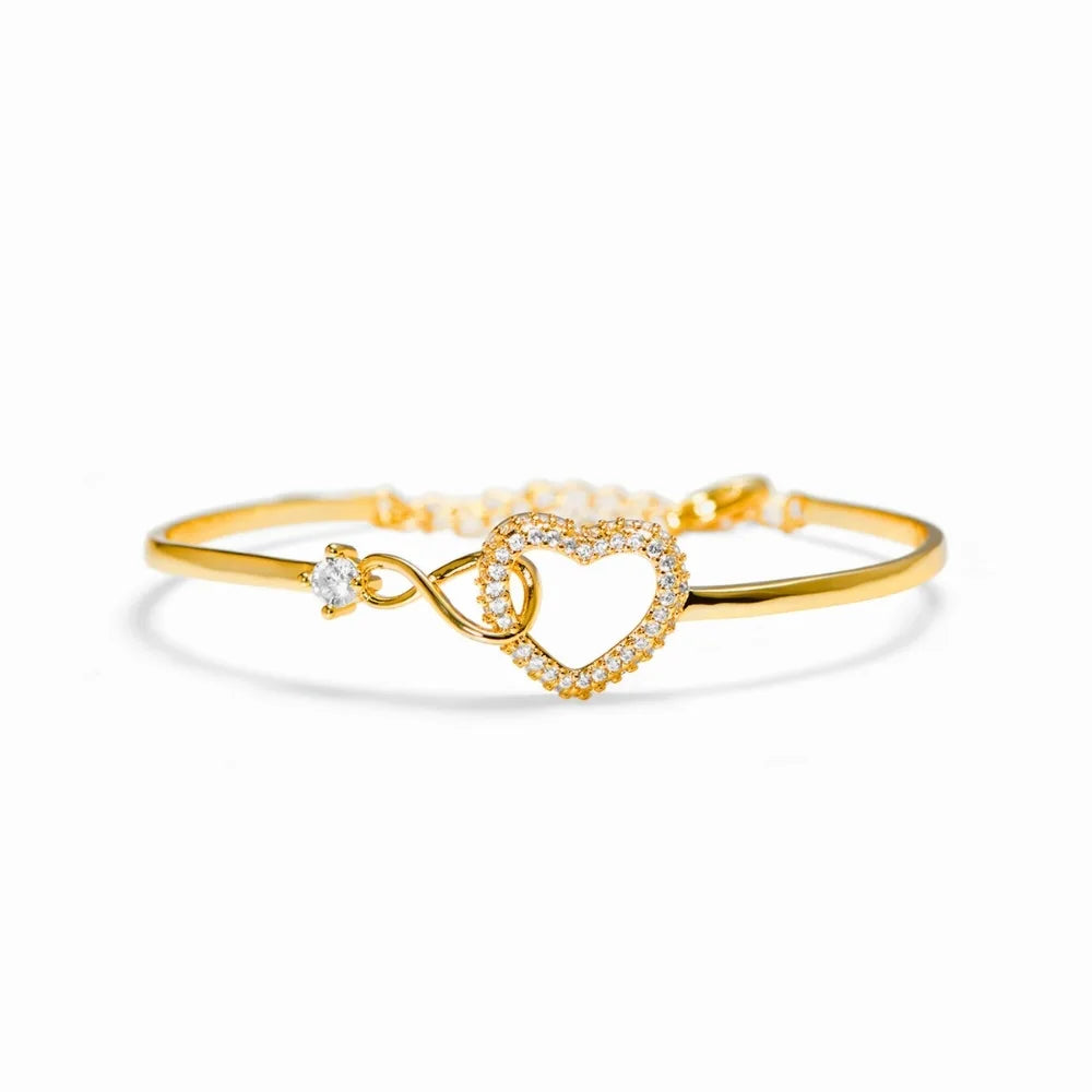 Mother & Daughter – Infinity Heart Bracelet