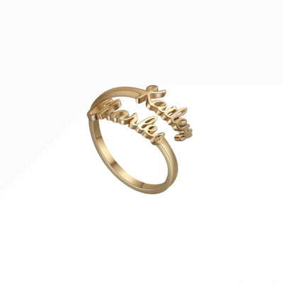 Personalisierter Einstellbarer Ring Mit Mehreren Namen - Geschenke Zum Muttertag