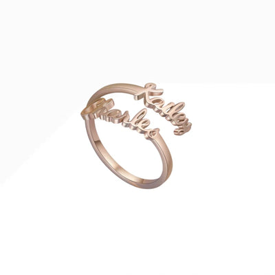 Personalisierter Einstellbarer Ring Mit Mehreren Namen - Geschenke Zum Muttertag