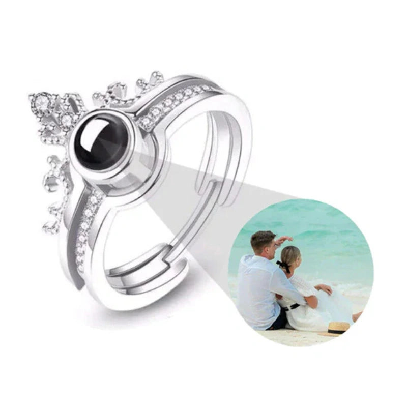 Personalisierter Foto-Projektionsring - Geschenke für Sie