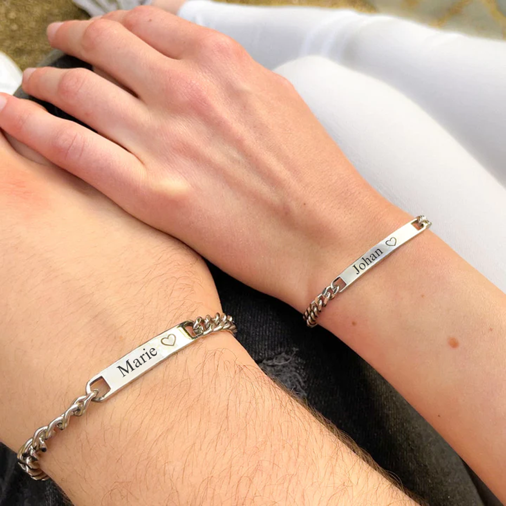 Personalized Bracelets for Couples