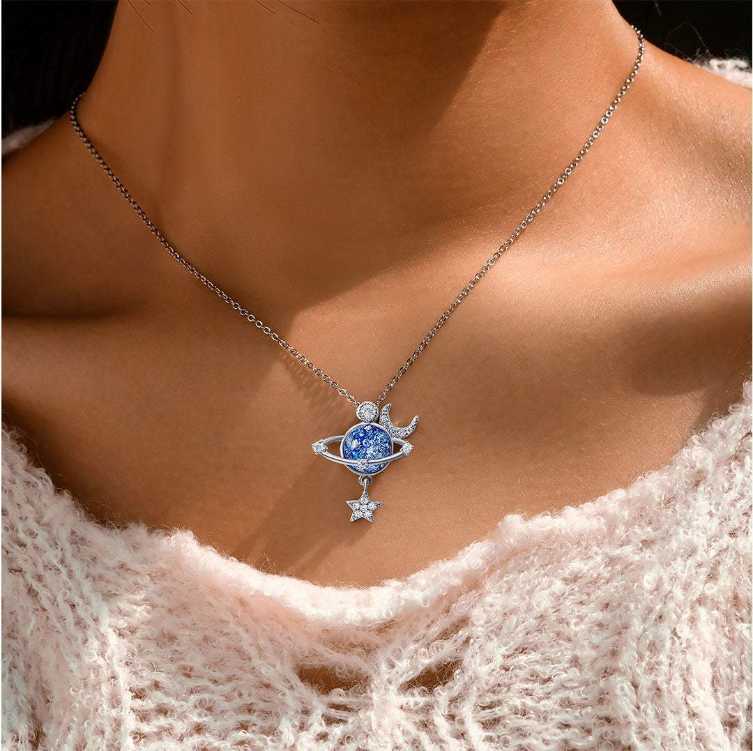 Fille | Étoile Spéciale | Collier En Argent Sterling