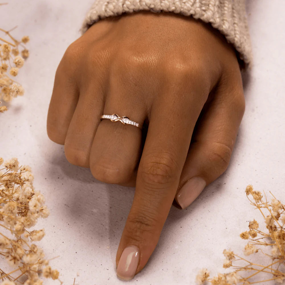 Grandmother & Granddaughter Forever Linked Together Ring