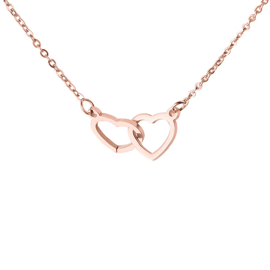 Eternal Rose Bear Gift Box with Engraved Heart Necklace