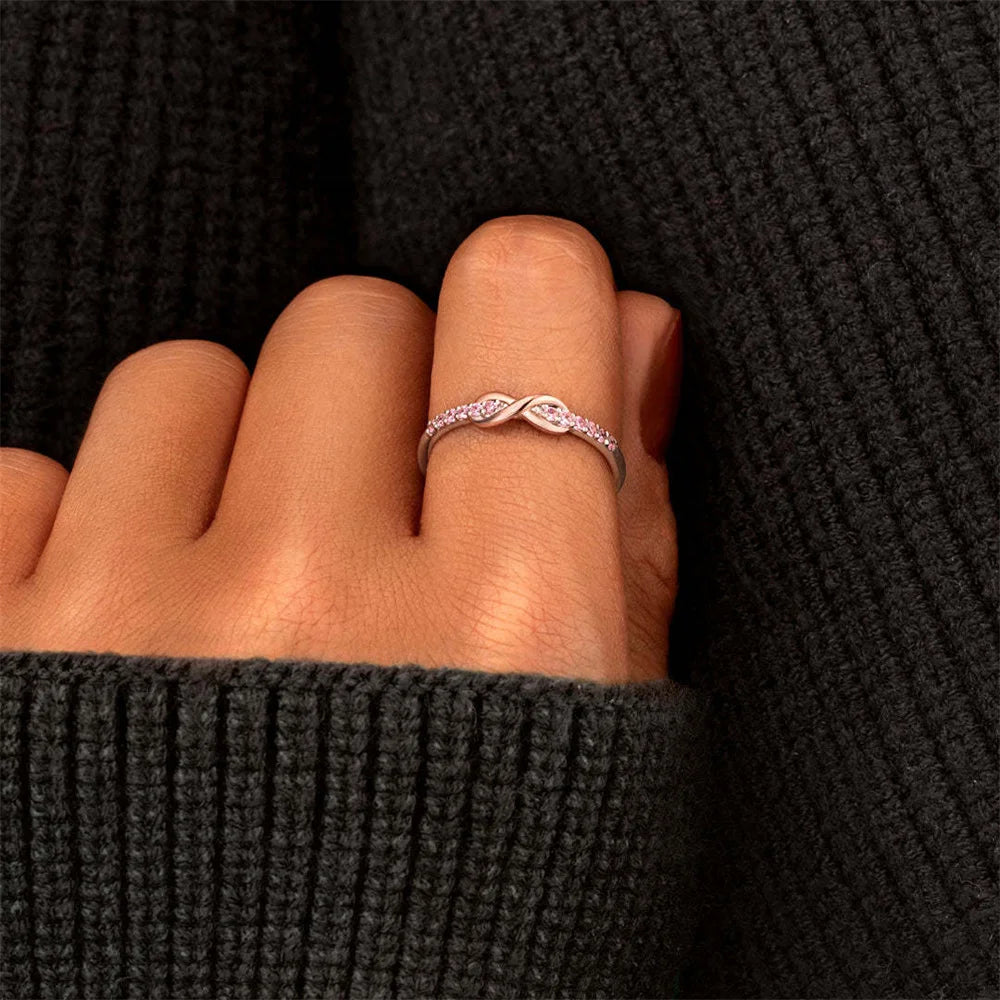 Grandmother & Granddaughter Forever Linked Together Ring