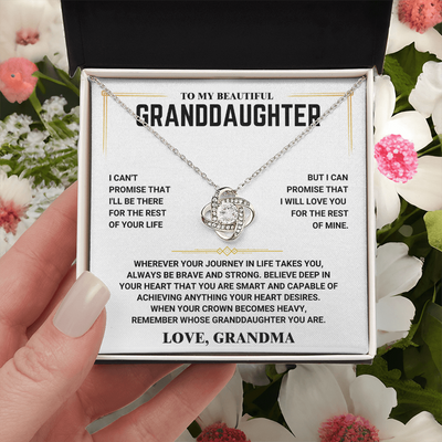 To My Beautiful Granddaughter - Love Knot – With Love, Grandma
