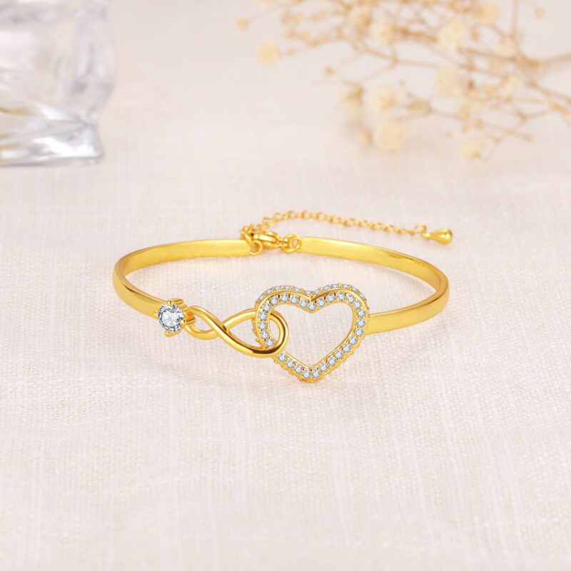 To My Daughter - Infinity Heart Bracelet – Forever Connected