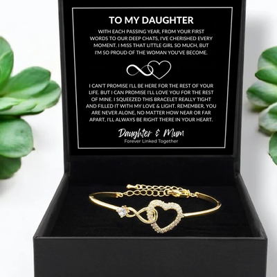 To My Daughter – Eternity Love Bracelet