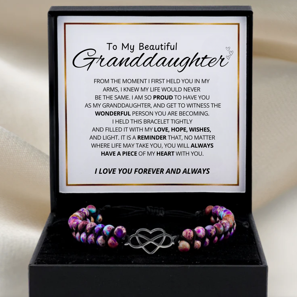 To My Granddaughter – Eternal Love Bracelet