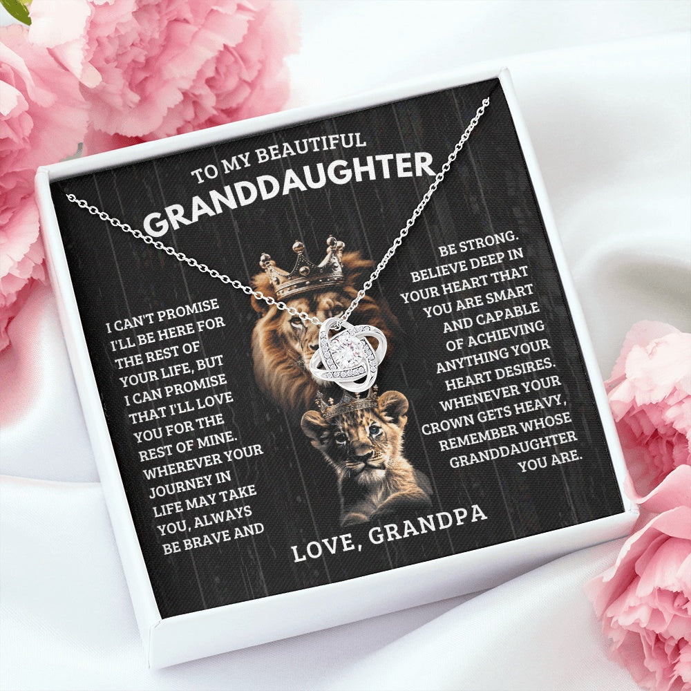 To My Granddaughter – The Old Lion and Cub – Love, Grandpa