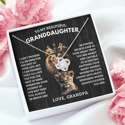 To My Granddaughter – The Old Lion and Cub – Love, Grandpa