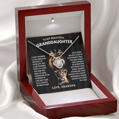 To My Granddaughter – The Old Lion and Cub – Love, Grandpa