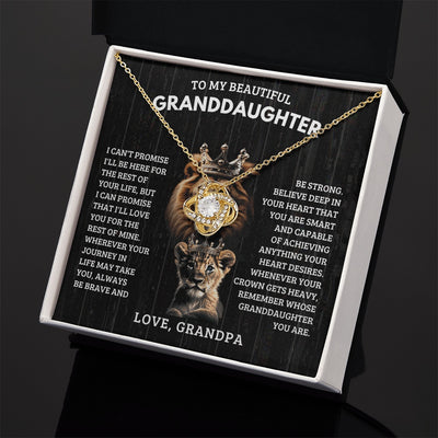 To My Granddaughter – The Old Lion and Cub – Love, Grandpa