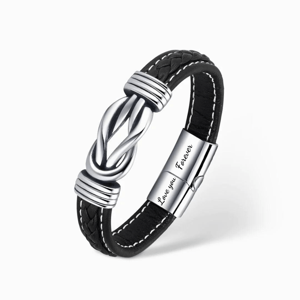 Al Mio Uomo - Ti Amo Per Sempre - Bracciale Infinito