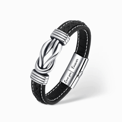 Al Mio Uomo - Ti Amo Per Sempre - Bracciale Infinito