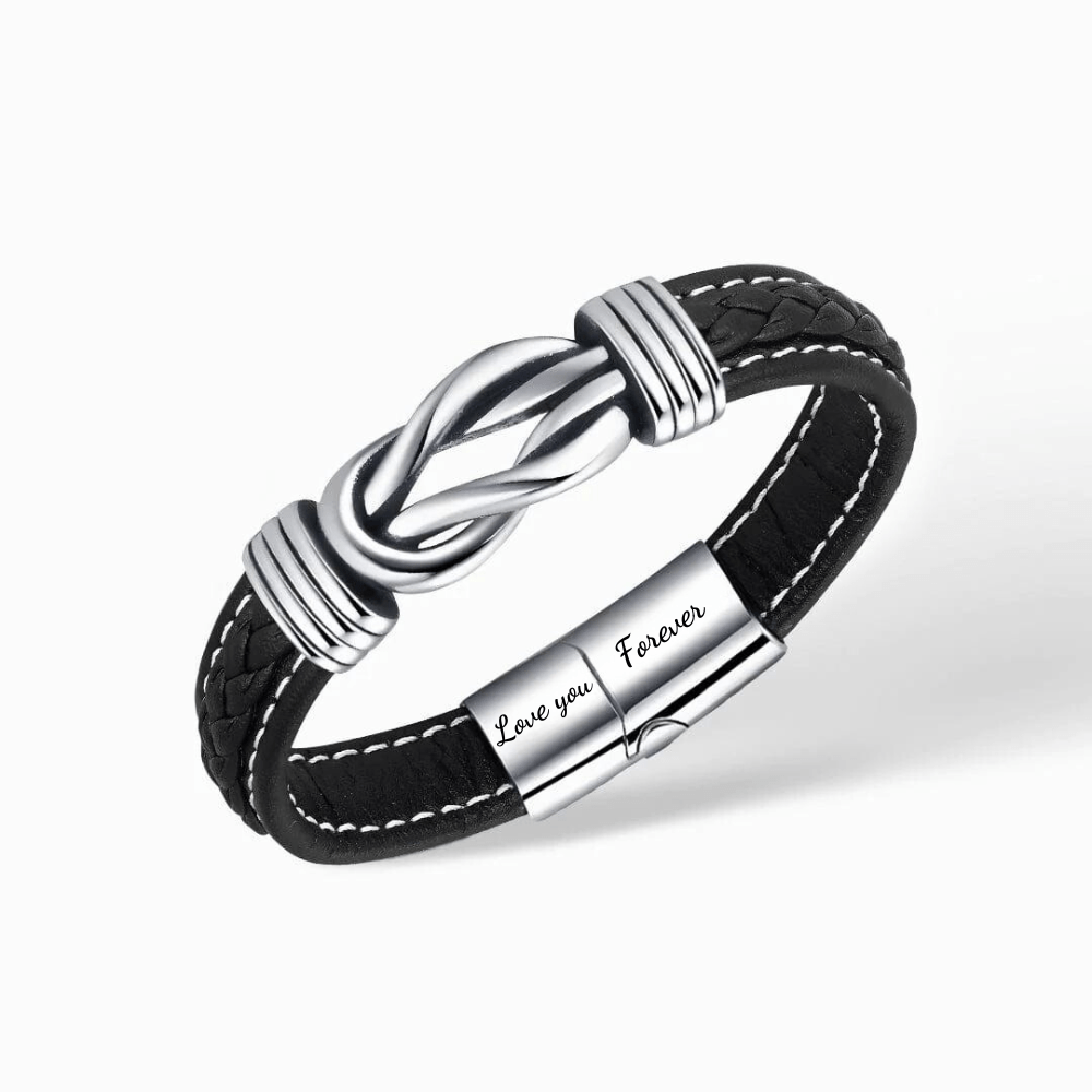 To My Man - I Love You; Forever - Infinity Bracelet