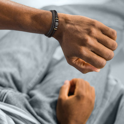 To My Grandson – Love, Grandma – Leather Bracelet