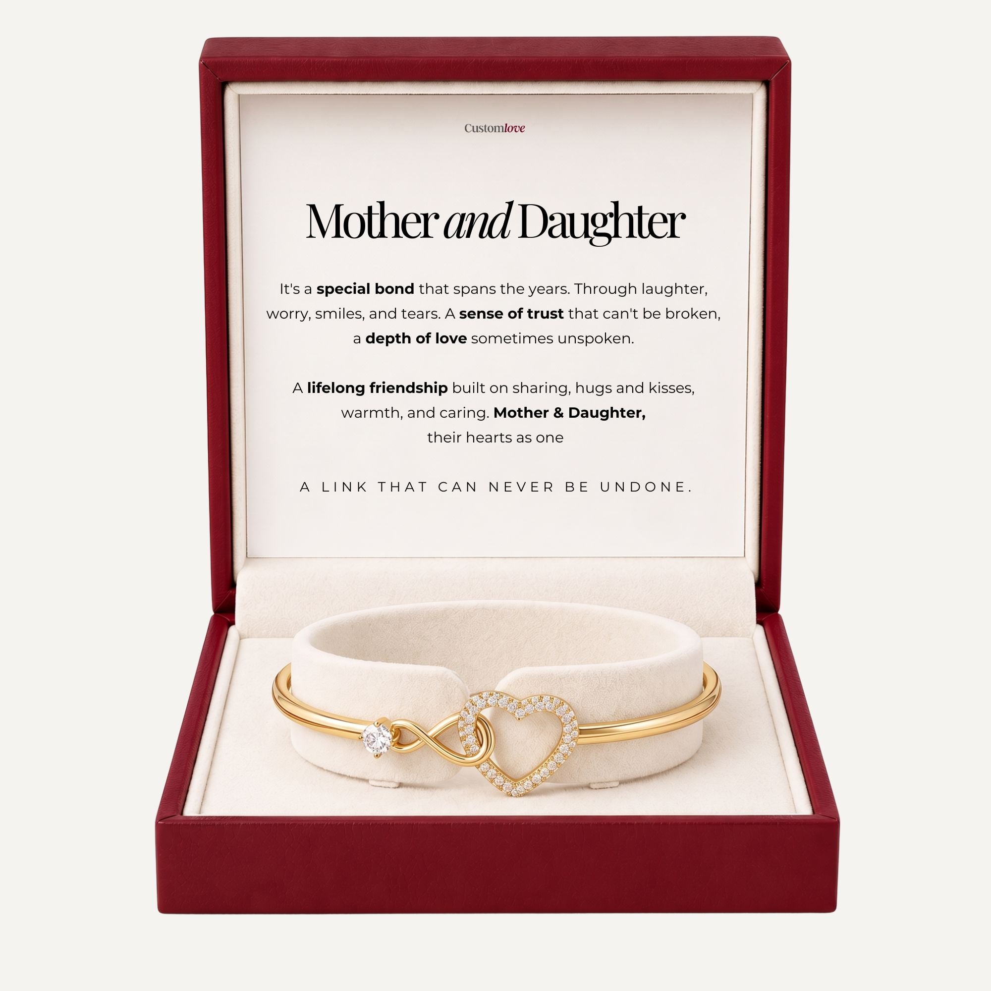 Mother and Daughter - Forever Linked Bracelet