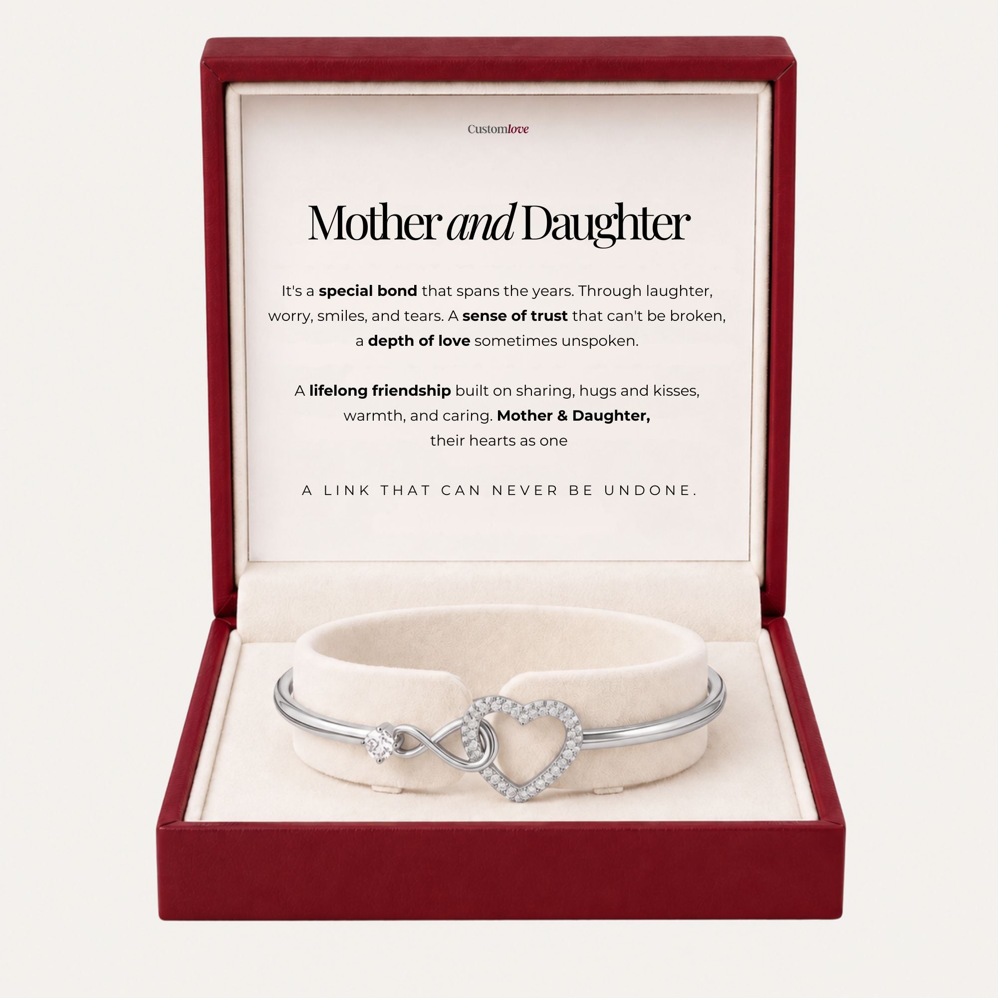 Mother and Daughter - Forever Linked Bracelet